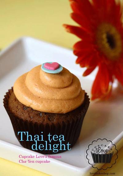 รูปจากเว็บไซต์: thai tea cupcake ที่ ร้านอาหาร Cupcake Love Siam Paragon