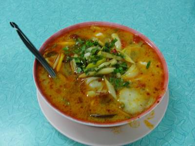ต้มยำกุ้งน้ำข้น ที่ ร้านอาหาร ปากเกร็ดซีฟู้ด (ครัวติ๋มพจน์)