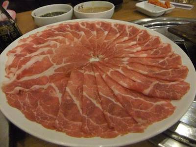หมูสไลด์ ที่ ร้านอาหาร Akiyoshi พระโขนง