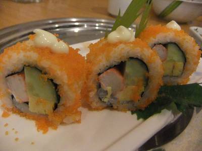 California Roll ที่ ร้านอาหาร Akiyoshi พระโขนง