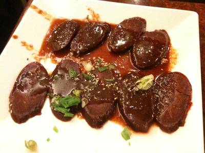 ตับ ที่ ร้านอาหาร โตไก ยาคินิคุ ธนิยะพลาซ่า