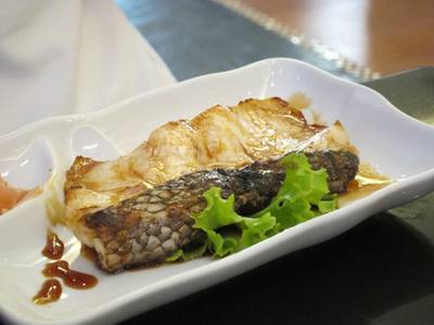 ปลาหิมะครับ ที่ ร้านอาหาร Nobu K-Village