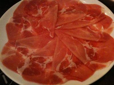 เนื้อหมูสไลด์ ที่ ร้านอาหาร Shabu Sen