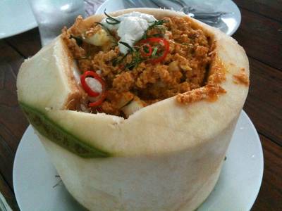 ห่อหมกทะเล ที่ ร้านอาหาร อิ่มปลาเผา บางมด พุทธบูชา