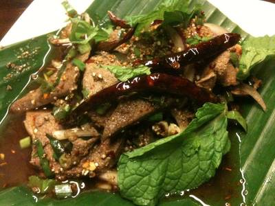 ตับหวาน ที่ ร้านอาหาร ส้มตำนัว สยามสแควร์ซอย 5