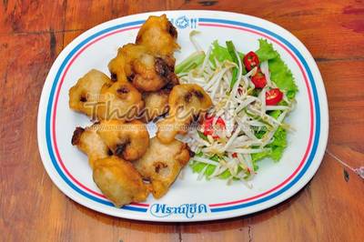 หอยเสวย ที่ ร้านอาหาร พรานเบ็ด