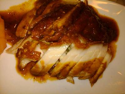 เป็ดย่างหมูกรอบ ที่ ร้านอาหาร แกรนด์ แสนยอด Central World