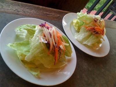 สลัด ที่ ร้านอาหาร Rex's Steak ปากช่อง