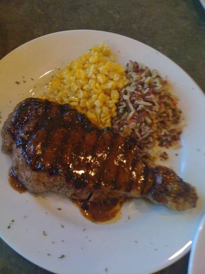 New York Steak ที่ ร้านอาหาร Rex's Steak ปากช่อง