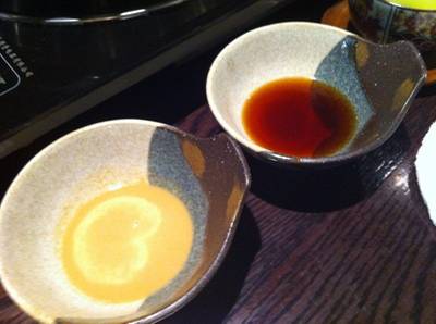 น้ำจิ้ม ที่ ร้านอาหาร Kabuki (คาบุกิ) สยามพารากอน