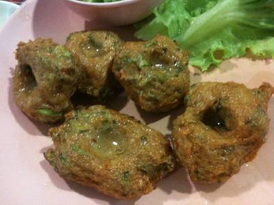 ทอดมัน ที่ ร้านอาหาร บุญยงค์ หัวปลาหม้อไฟ