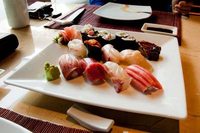 ซูชิรวม ชุดแพงสุด ที่ ร้านอาหาร Tsu  JW Marriott