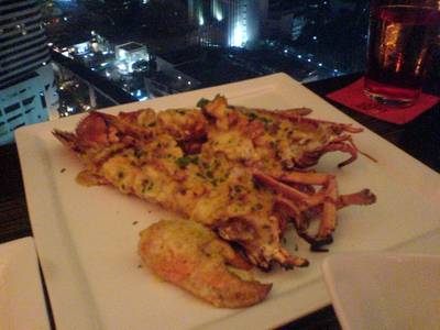 Maine Lobster Thermidor ที่ ร้านอาหาร Rib Room & Bar (RR & B)