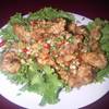ไก่ทอดพริกเกลือ ที่ ร้านอาหาร Top Menu (ย่าง เส็ง ทั่ง) สุขุมวิท 24
