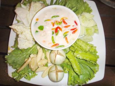 หลนกุ้ง ที่ ร้านอาหาร ลัลลาบาย