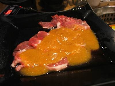 หมูหมักซอสมิโซะ ที่ ร้านอาหาร Miyabi Japanese Buffet The Mall ท่าพระ