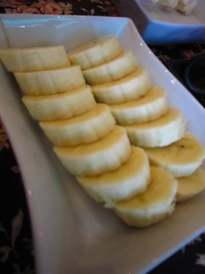 กล้วย ที่ ร้านอาหาร Amour De Fondue