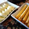 กล้วยกับขนมปัง ที่ ร้านอาหาร Amour De Fondue
