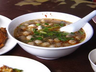 ต้มยำกุ้ง ที่ ร้านอาหาร ติ๊กโภชนา