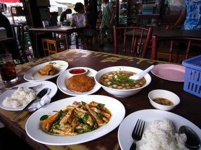 ทั้งโต๊ะค่ะ ที่ ร้านอาหาร ติ๊กโภชนา