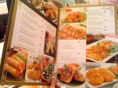 เมนู ที่ ร้านอาหาร T.House K-Village