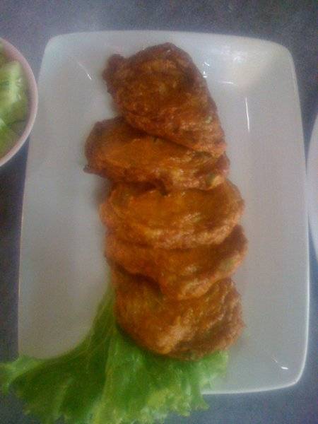 ทอดมันปลากาย ที่ ร้านอาหาร ครัวระเบียง