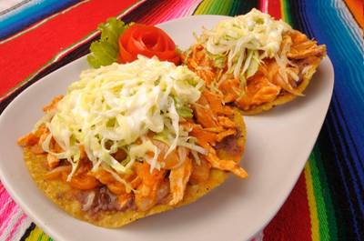 The tostadas are my favourite ที่ ร้านอาหาร Tacos & Salsa