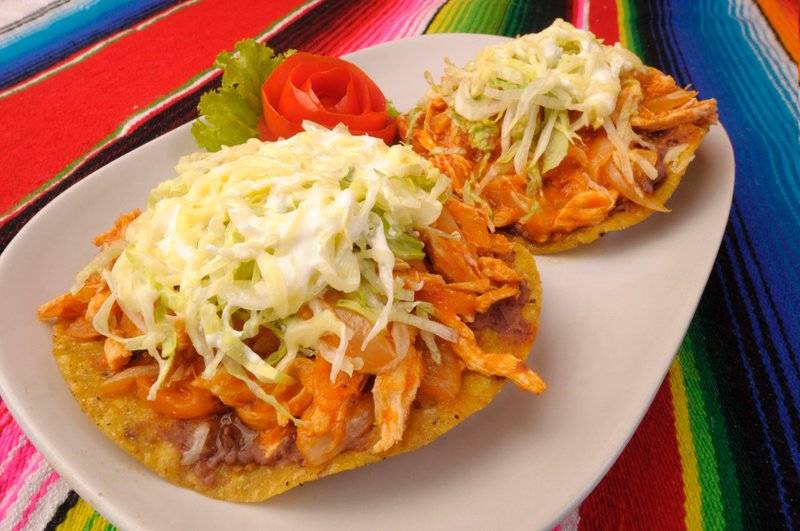 The tostadas are my favourite ที่ ร้านอาหาร Tacos & Salsa
