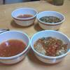 น้ำจิ้ม ที่ ร้านอาหาร Shimizu Shabu