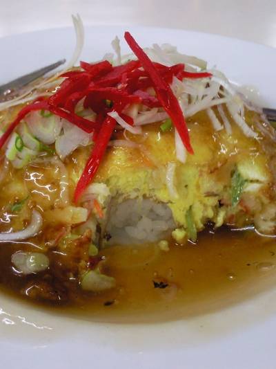 ข้าวไข่เจียวปูอัด ที่ ร้านอาหาร Grand Ramen