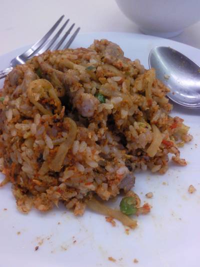 ข้าวผัดกิมจิ ที่ ร้านอาหาร Grand Ramen