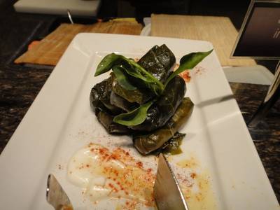 ข้าวห่อใบองุ่น ที่ ร้านอาหาร Espresso Intercontinental Bangkok