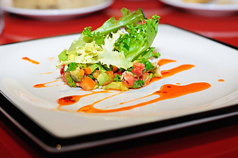 Alaskan King Crab with Avocado ที่ ร้านอาหาร Déjà Vu