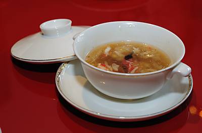 Alaskan King Crab Soup ที่ ร้านอาหาร Déjà Vu