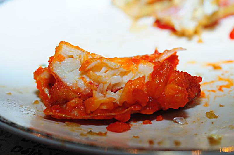 ปูผัดไข่เค็ม ที่ ร้านอาหาร Déjà Vu