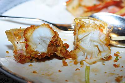 ปูผัดพิกเกลือ ที่ ร้านอาหาร Déjà Vu