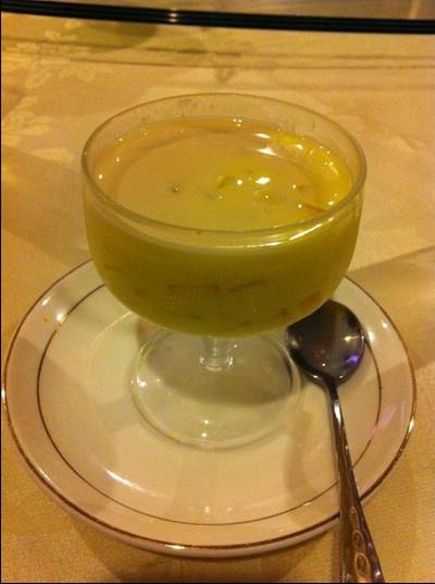 Mango pudding ที่ ร้านอาหาร อาเก่ง อบาโลน (Ah-Keng Abalone)