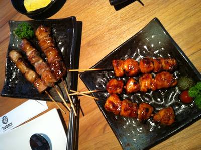 ไก่ย่างกับหมูย่างสไตล์เกาหลีสุดอร่อย ที่ ร้านอาหาร Tudari Seen Space