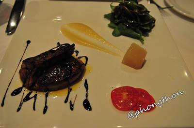 Pan fried duck liver ที่ ร้านอาหาร Beccofino