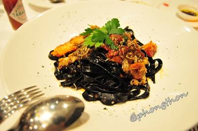 Fettuccine King Crab ที่ ร้านอาหาร Beccofino