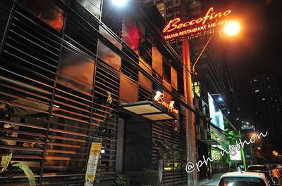 หน้าร้าน Beccofino ที่ ร้านอาหาร Beccofino