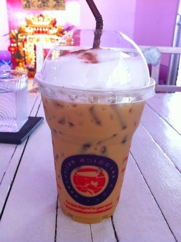 คาปูชิโนเย็น Capitan Amigo ที่ ร้านอาหาร Capitan Amigo