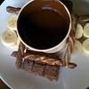 Pure Chocolate Fondue  ที่ ร้านอาหาร Kakao Chocolate Cafe'
