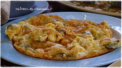 ไข่เจียวหอยนางรม ที่ ร้านอาหาร หนู โภชนา