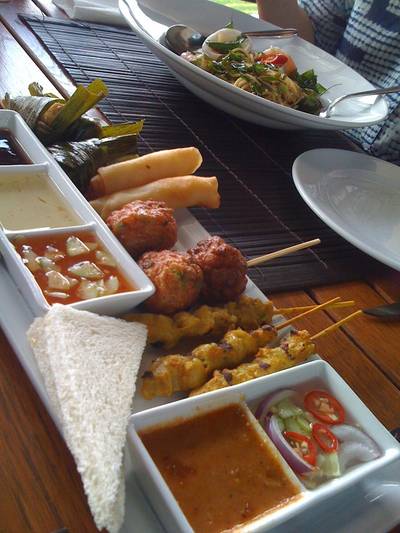 ของว่างรวม ที่ ร้านอาหาร Hua-Hin Hills Vineyard