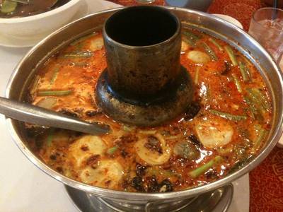 ต้มยำกุ้ง ที่ ร้านอาหาร ภัตตาคารลีเหล่าหงี