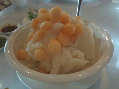 สาคูแคนตาลูป ที่ ร้านอาหาร ภัตตาคารลีเหล่าหงี
