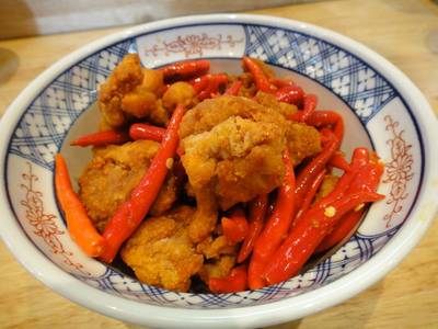 ไก่คาราเกะ (Karaage) ที่ ร้านอาหาร Nidaime Tsujita - Ramen Champion