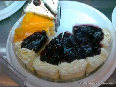 บลูเบอร์รี่ชีสพาย ที่ ร้านอาหาร phu wan ภูหวาน