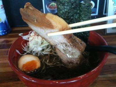 หมูชาชู (Cha shu) ที่ ร้านอาหาร Shodai Keisuke - Ramen Champion